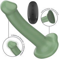 Becca Vibrador Verde Control Remoto