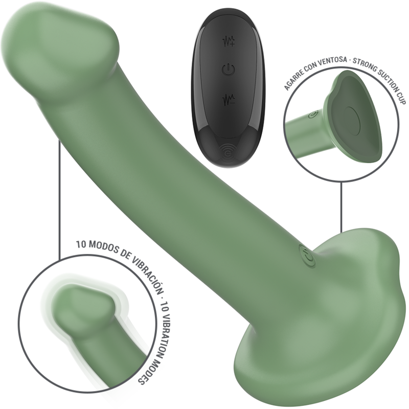 Becca Vibrador Verde Control Remoto