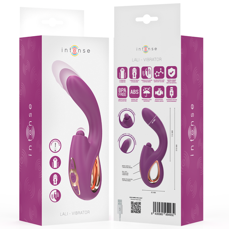 Lali Vibrador Punto G Multifuncion Morado