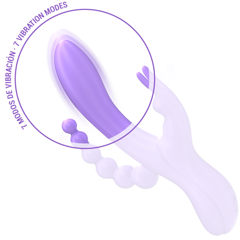 Miko Triple Vibrador Morado