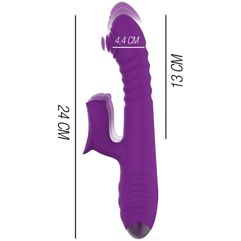 Iggy Vibrador Multifuncion Morado