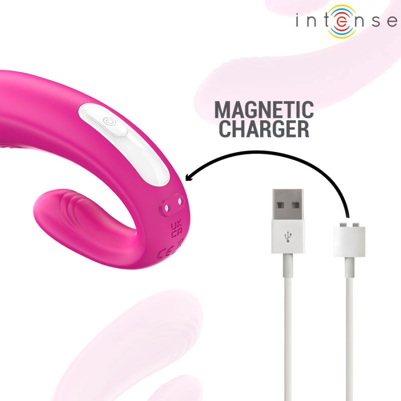 Janet Estimulador y Vibrador Dual con Control Remoto Rosa