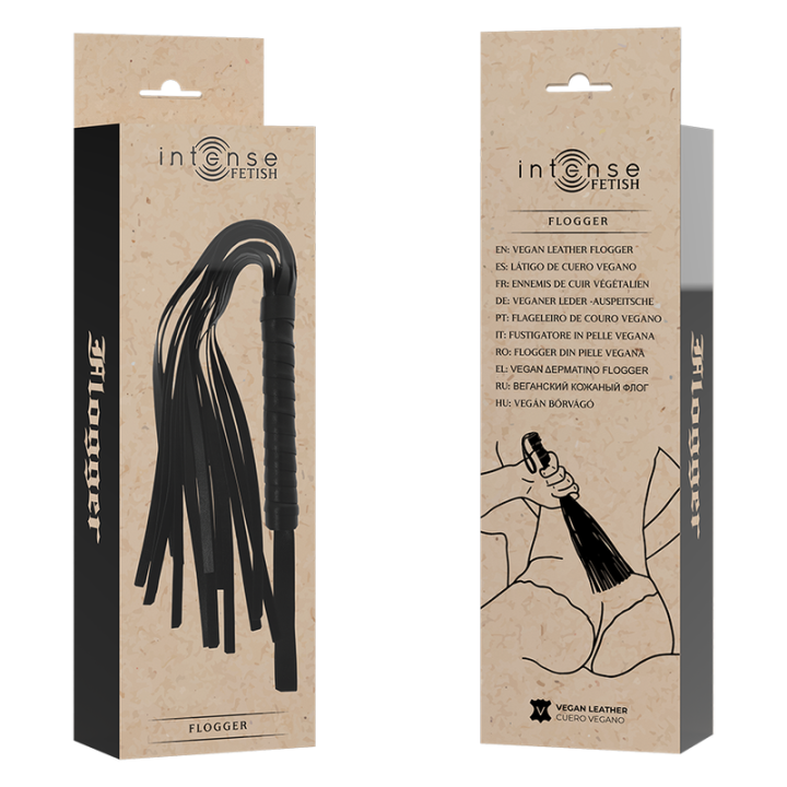 Fetish Látigo de Cuero Vegano