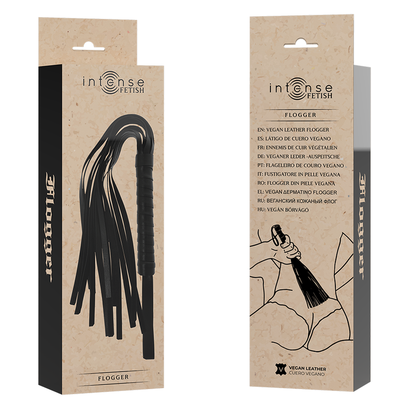 Fetish Látigo de Cuero Vegano
