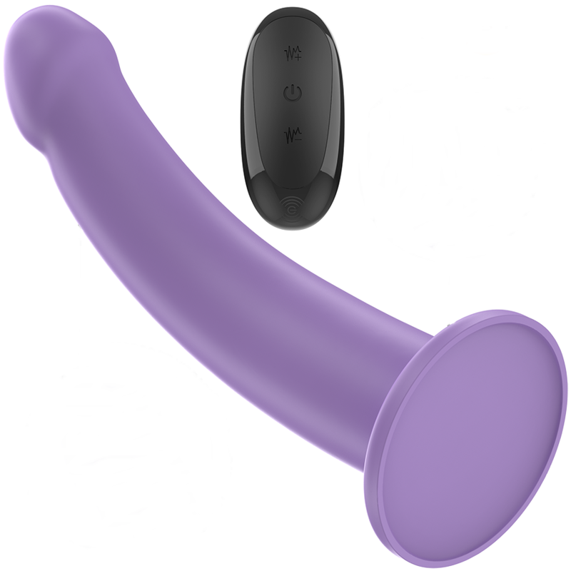Eddie Vibrador Morado Control Remoto