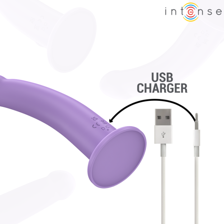 Eddie Vibrador Morado Control Remoto