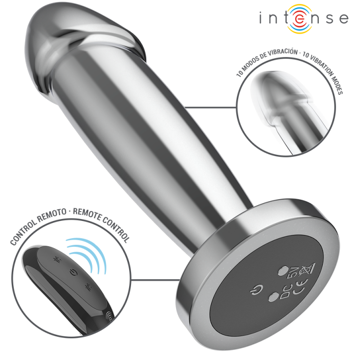 Plug Anal Dildo Vibrador Control Remoto Talla S