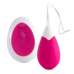 Jan Huevo Vibrador Control Remoto Rosa
