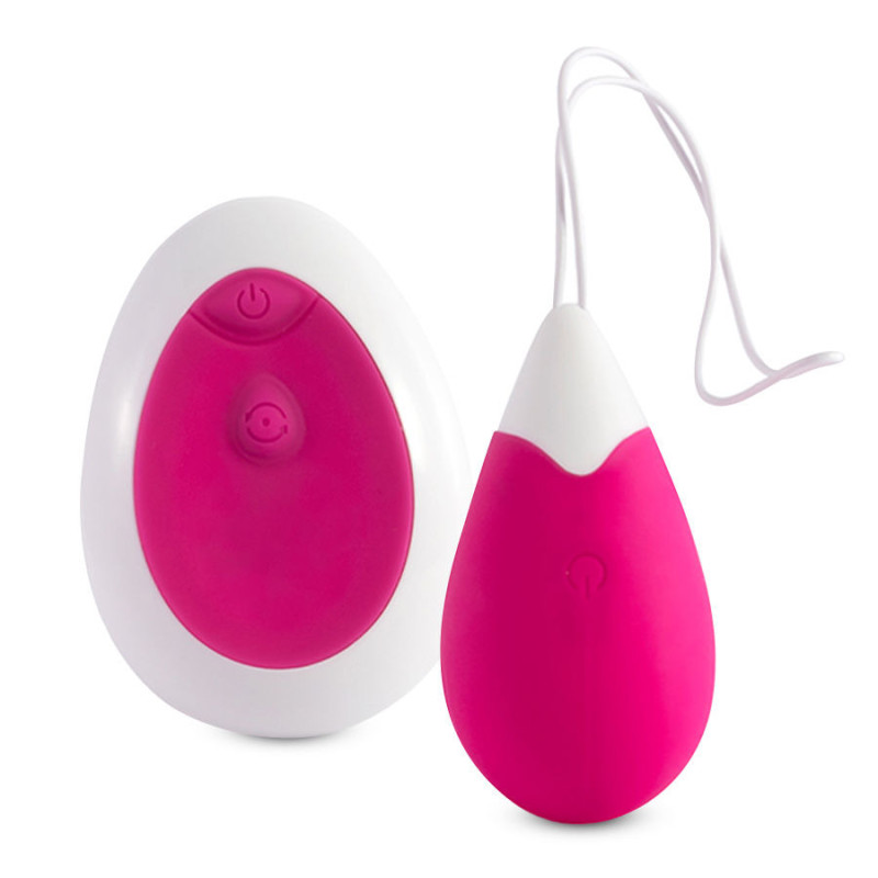 Jan Huevo Vibrador Control Remoto Rosa