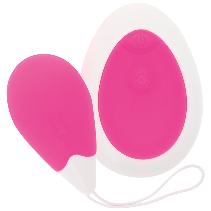 Jan Huevo Vibrador Control Remoto Rosa