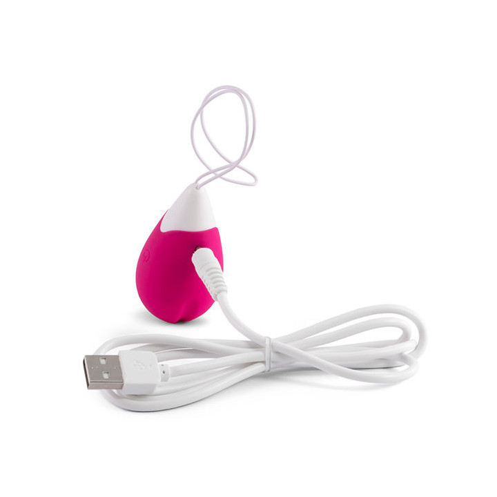 Jan Huevo Vibrador Control Remoto Rosa