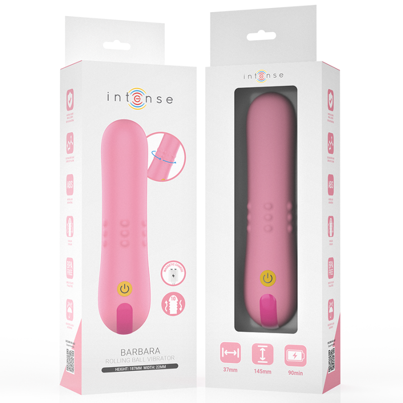 Barbara Vibrador con Perlas Giratorias