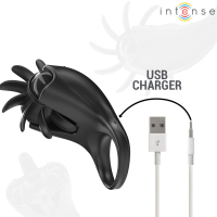 Mabel Anillo Vibrador Negro