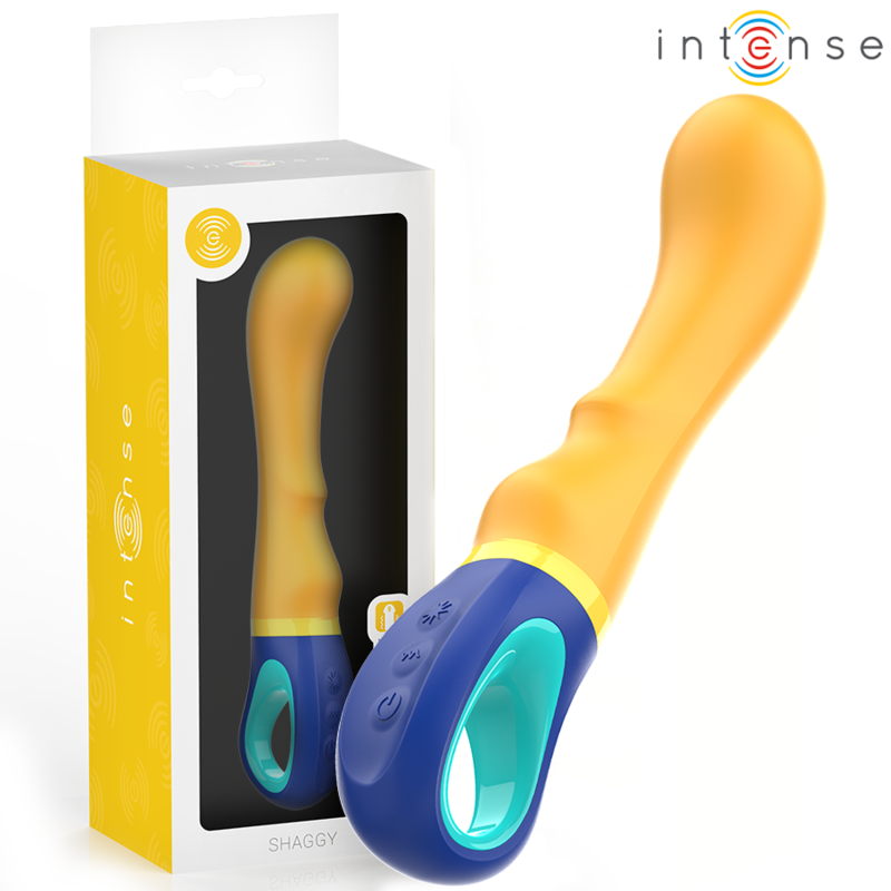 Shaggy Vibrador Punto G Amarillo