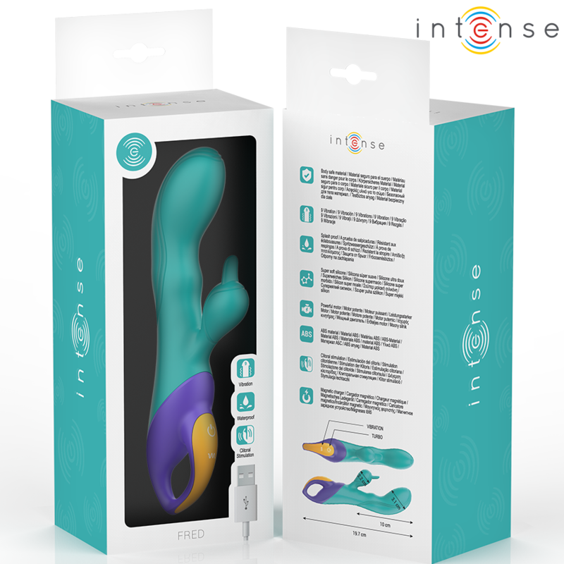 Fred Vibrador Rabbit Azul