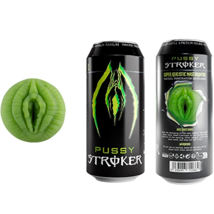 Masturbador Masculino Vagina Lata Bebida Energética