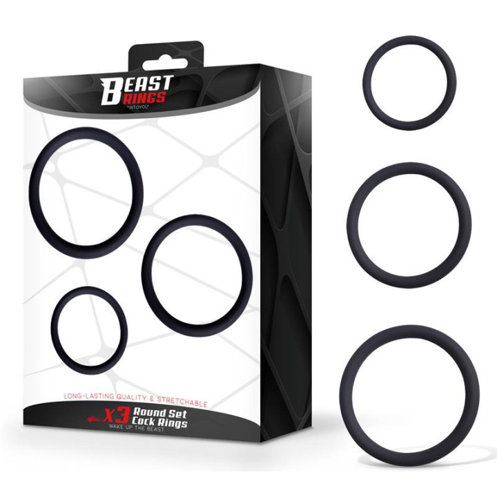 Set de 3 Anillos para el Pene S, M y L