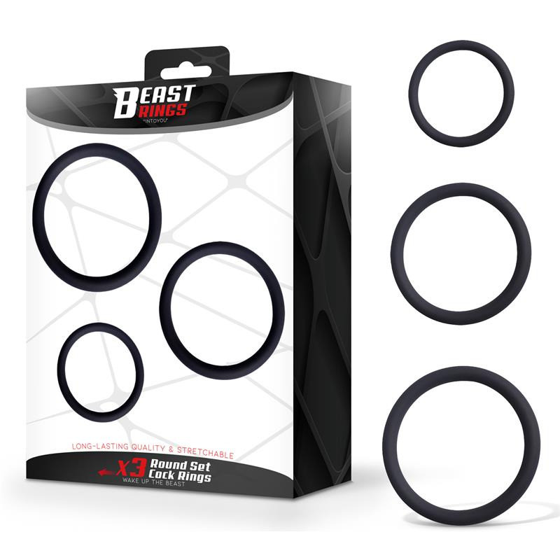 Set de 3 Anillos para el Pene S, M y L