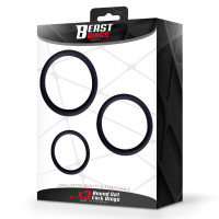 Set de 3 Anillos para el Pene S, M y L