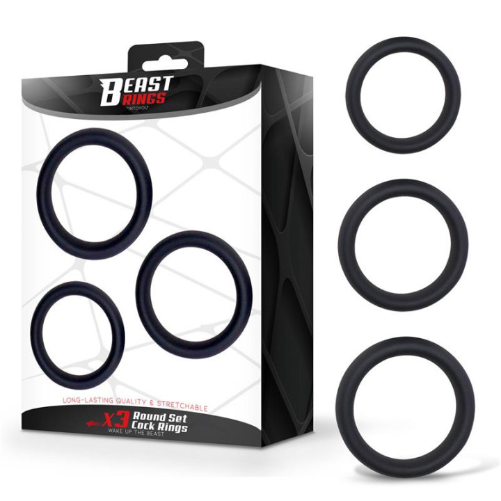 Set de 3 Anillos para el Pene S, M y L