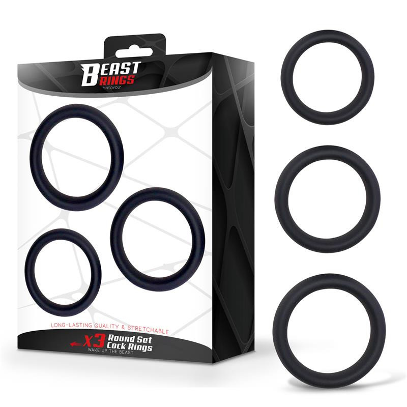 Set de 3 Anillos para el Pene S, M y L