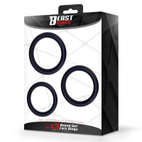 Set de 3 Anillos para el Pene S, M y L