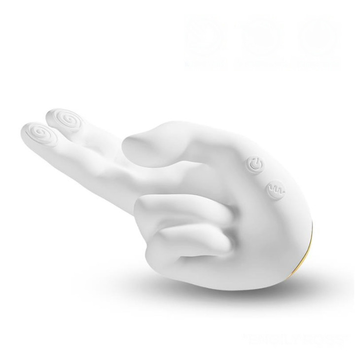 Flirty Hand Estimulador Finger con Efecto Calor