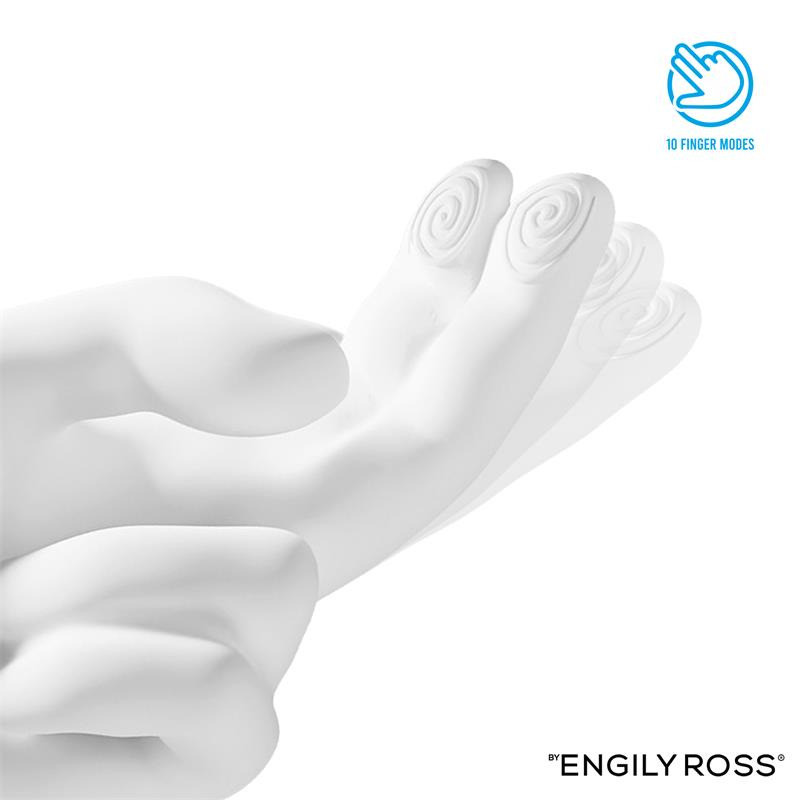 Flirty Hand Estimulador Finger con Efecto Calor