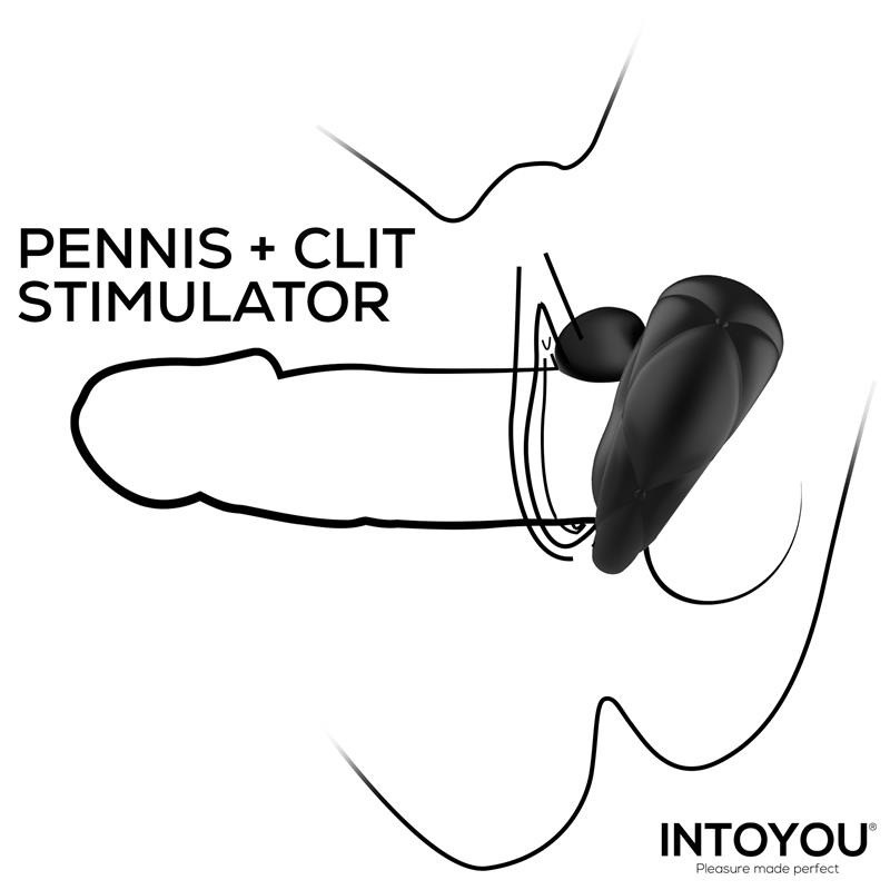 Torus Anillo Vibrador con Bola Clitoriana con Control Remoto