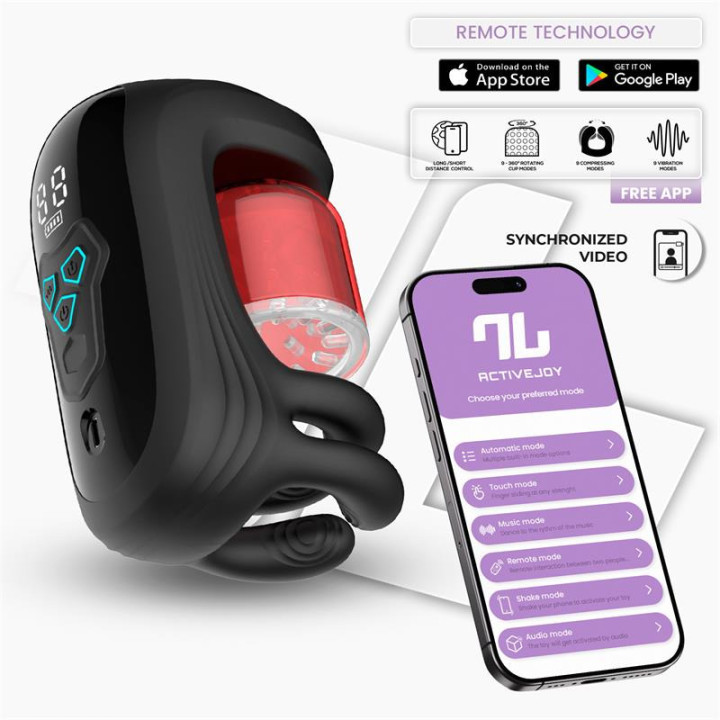 Torky Masturbador con Rotación Compresión con App