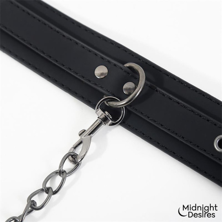 Collar con Esposas para Tobillos con Cadena