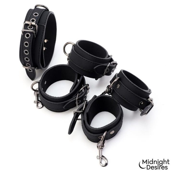 Set de Restricciones con Collar y Esposas