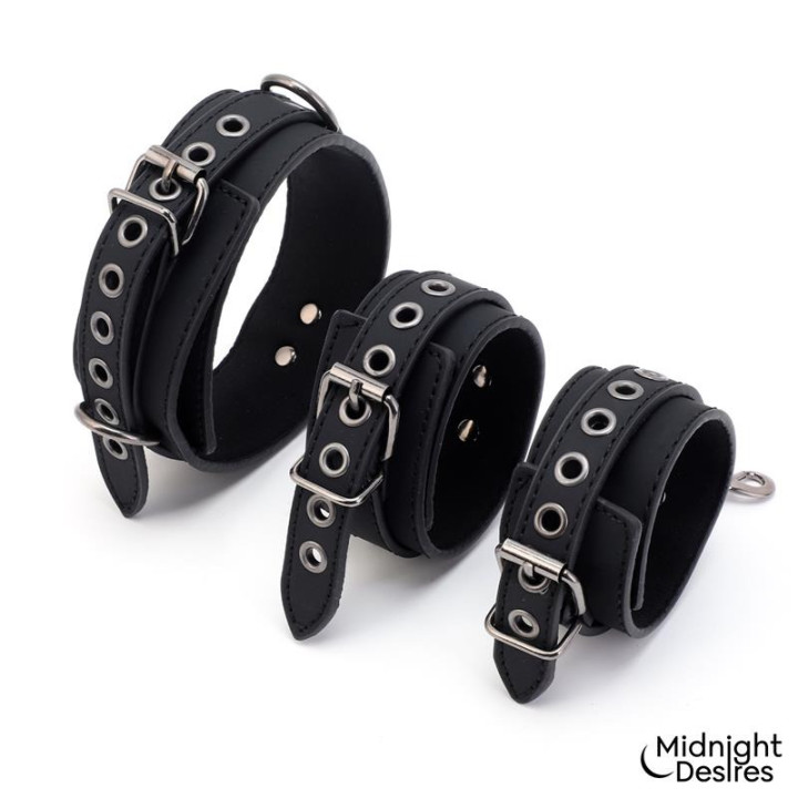 Set de Restricciones con Collar y Esposas