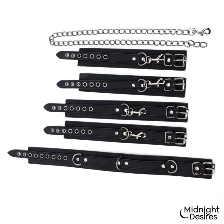 Set de Restricciones con Collar y Esposas