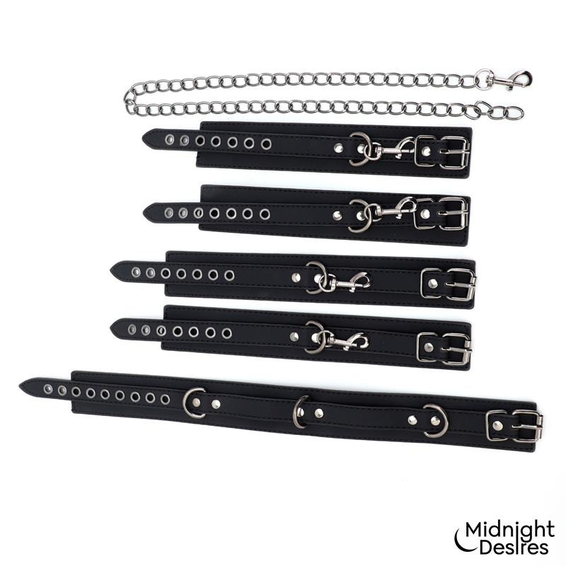Set de Restricciones con Collar y Esposas