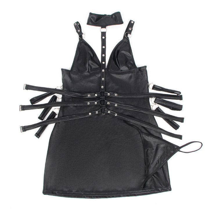 Body Bondage de Cuero Negro
