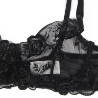 Set de 3 Piezas Estampado Floral Negro