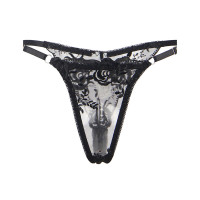 Set de 3 Piezas Estampado Floral Negro