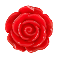 Plug Anal Oro Rosado Rosa Roja L