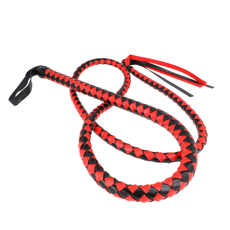 Látigo de Serpiente Largo Rojo