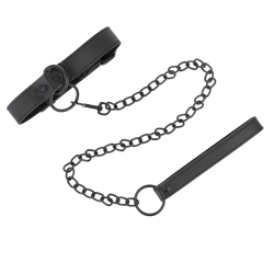 Collar con Correa Oscuro