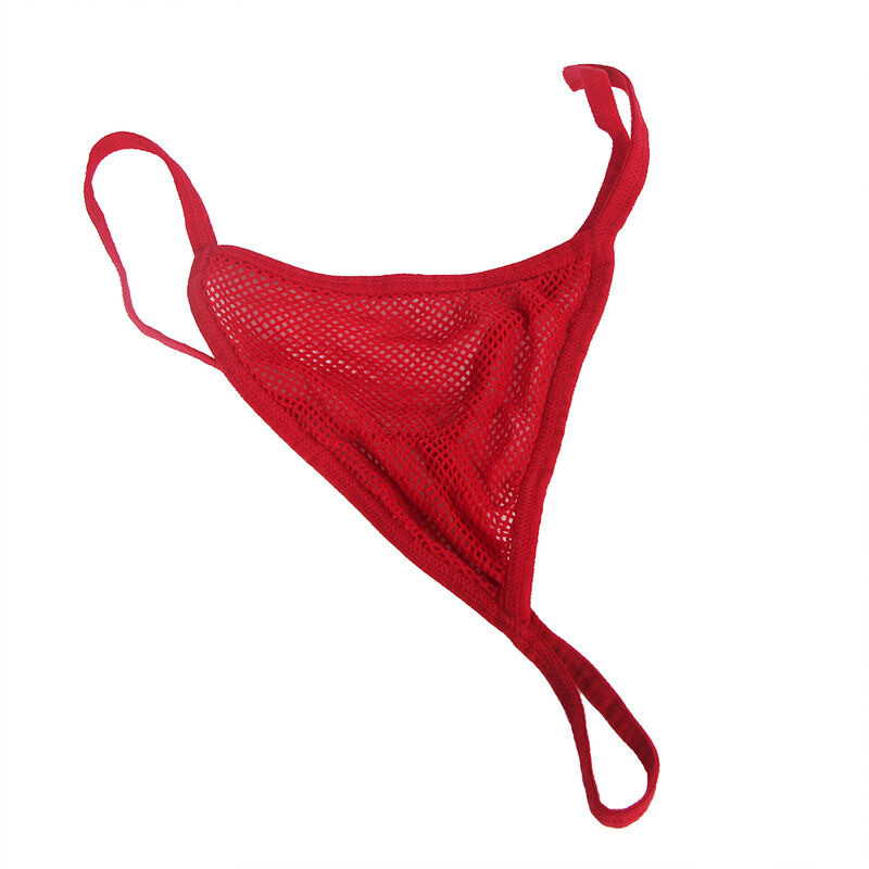 Bodystocking de Rejilla con Guantes y Diamantes Rojo TU