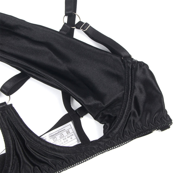 Set Sujetador con Lazo Negro