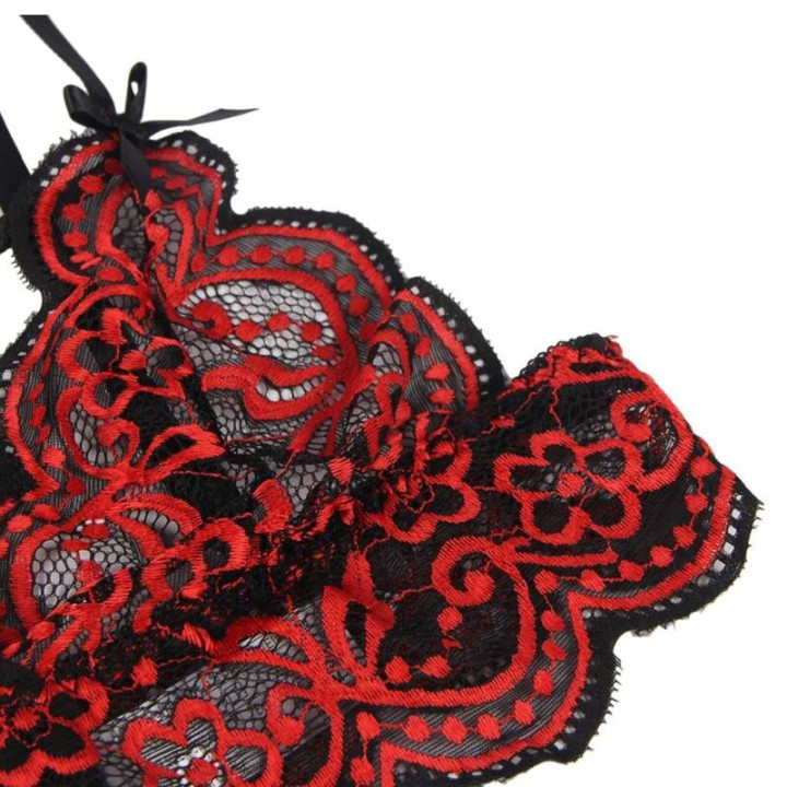 Set Dos Piezas Top y Panties Encaje
