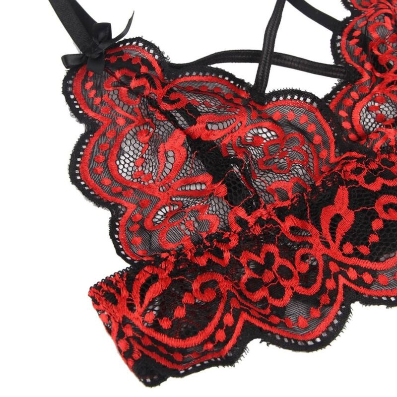 Set Dos Piezas Top y Panties Encaje
