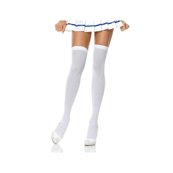 Medias Opacas de Nylon Blanco