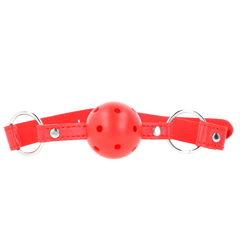 Mordaza de Bola con Doble Remache Modelo 1 Rojo