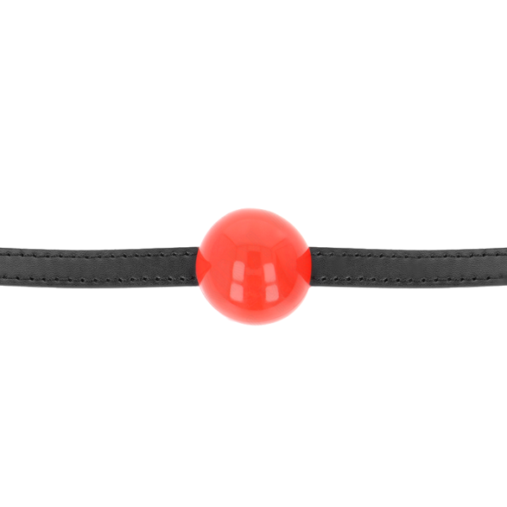 Mordaza de Bola Sólida Simple Rojo