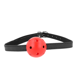 Mordaza de Bola Transpirable Simplicity Rojo