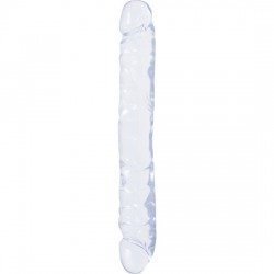 Crystal Jellies double penis 30 Cm. transparent